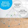 image:imageNATIONAL GEOGRAPHIC Kids Fort Building Kit  70Piece Indoor Fort Builder  Creative Play STEM Building Toy Building Kit for Kids 610 Blanket Fort Kit135 Piece