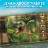 image:imageNational Geographic Motorized Dinosaur 3D Puzzle  50Piece 3D T Rex Wood Model Kit with LightUp Motorized Display Base and 8 Light Settings 3D Puzzles for Kids Buildable Dinosaur ModelMotorized T Rex Model