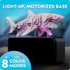 image:imageNational Geographic Motorized Dinosaur 3D Puzzle  50Piece 3D T Rex Wood Model Kit with LightUp Motorized Display Base and 8 Light Settings 3D Puzzles for Kids Buildable Dinosaur ModelMotorized Shark Model
