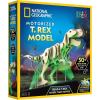 image:imageNational Geographic Motorized Dinosaur 3D Puzzle  50Piece 3D T Rex Wood Model Kit with LightUp Motorized Display Base and 8 Light Settings 3D Puzzles for Kids Buildable Dinosaur ModelMotorized T Rex Model
