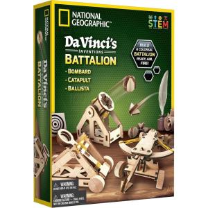 image:imageNational Geographic Da Vinci Model Kit  Catapult Kit for Kids 3D Puzzle Building Toy for Boys and Girls Wood Building Kit for Kids A Great STEM Project Engineering Model Kit
