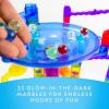 image:imageNATIONAL GEOGRAPHIC Glowing Marble Run  250 Piece Construction Set with 50 Glow in The Dark Glass Marbles amp Storage Bag STEM Gifts for Boys and Girls Building Project Toy Amazon ExclusiveGlowing Marbles