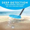 image:imageNATIONAL GEOGRAPHIC Metal Detector for Kids  74 Waterproof Metal Detector Coil Lightweight Gold Detector with Pinpoint Function amp LCD Display Beach Metal Detector Amazon Exclusive