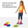 image:imageNATIONAL GEOGRAPHIC Stepping Stones for Kids  10 Soft Durable Encourage Toddler Balance amp Gross Motor Skills Indoor amp Outdoor Toys Balance Stones Obstacle Course Amazon Exclusive10 Stepping Stones