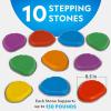 image:imageNATIONAL GEOGRAPHIC Stepping Stones for Kids  6 Durable NonSlip Stones Encourage Toddler Balance amp Gross Motor Skills Indoor amp Outdoor Toys Balance Stones Obstacle Course Amazon Exclusive10 Stepping Stones