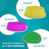 image:imageNATIONAL GEOGRAPHIC Stepping Stones for Kids  6 Durable NonSlip Stones Encourage Toddler Balance amp Gross Motor Skills Indoor amp Outdoor Toys Balance Stones Obstacle Course Amazon Exclusive12 Jumbo Stepping Stones