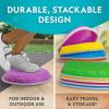 image:imageNATIONAL GEOGRAPHIC Stepping Stones for Kids  6 Durable NonSlip Stones Encourage Toddler Balance amp Gross Motor Skills Indoor amp Outdoor Toys Balance Stones Obstacle Course Amazon Exclusive12 Stepping Stones  Beams