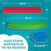 image:imageNATIONAL GEOGRAPHIC Stepping Stones for Kids  6 Durable NonSlip Stones Encourage Toddler Balance amp Gross Motor Skills Indoor amp Outdoor Toys Balance Stones Obstacle Course Amazon Exclusive12 Stepping Stones  Beams