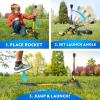image:imageNational Geographic Air Rocket Toy Refill  5 LED LightUp Air Rockets Compatible with All Jump amp Launch Air Powered Rocket LaunchersLightUp Air Rockets