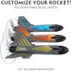 image:imageNational Geographic Air Rocket Toy Refill  5 LED LightUp Air Rockets Compatible with All Jump amp Launch Air Powered Rocket LaunchersMotorized Power Rocket