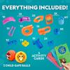 image:imageNational Geographic Kids Junior Jumbo Marble Run  80Piece Ball Drop Toy with Storage Bin KidSafe Balls amp Buildable Marble Run Maze for Toddlers amp Preschoolers Ages 235Piece Set