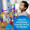 image:imageNational Geographic Marble Run with Motorized Elevator  95Piece Marble Maze Kit with Motorized Spiral Lift 20 Marbles Perpetual Motion Machine STEM Gifts for Boys and Girls Kids Physics Toys95Piece Marble Maze Kit