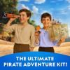 image:imageNational Geographic Pirate Adventure Activity Kit  Dig for Treasure Make a Pirate Hat amp Map Includes Spyglass Compass Replica Doubloon amp Pyrite STEM Toys Telescope for KidsPirate Adventure Kit