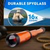 image:imageNational Geographic Pirate Adventure Activity Kit  Dig for Treasure Make a Pirate Hat amp Map Includes Spyglass Compass Replica Doubloon amp Pyrite STEM Toys Telescope for KidsPirate Adventure Kit
