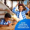 image:imageNational Geographic Pirate Adventure Activity Kit  Dig for Treasure Make a Pirate Hat amp Map Includes Spyglass Compass Replica Doubloon amp Pyrite STEM Toys Telescope for KidsPirate Adventure Kit