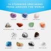 image:imageNational Geographic Premium Polished Stones  15 Pounds of 34Inch Tumbled Stones and Crystals Bulk Arts and Crafts Rock and Mineral Kit Rocks for Kids STEM Toys15 lb  34Inch Stones