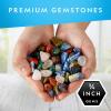 image:imageNational Geographic Premium Polished Stones  15 Pounds of 34Inch Tumbled Stones and Crystals Bulk Arts and Crafts Rock and Mineral Kit Rocks for Kids STEM Toys15 lb  34Inch Stones
