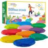 image:imageNATIONAL GEOGRAPHIC Stepping Stones for Kids  10 Soft Durable Encourage Toddler Balance amp Gross Motor Skills Indoor amp Outdoor Toys Balance Stones Obstacle Course Amazon Exclusive10 Stepping Stones