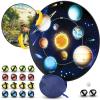 image:imageNational Geographic Dart Board for Kids  Dart Ball Game Set with Lightweight 28 Reversible Dartboard and Sticky Balls in 4 Colors Indoor Games for Kids Kids Darts GameGlowing Dartboard Set