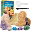image:imageNational Geographic Pirate Adventure Activity Kit  Dig for Treasure Make a Pirate Hat amp Map Includes Spyglass Compass Replica Doubloon amp Pyrite STEM Toys Telescope for KidsEgypt Dig Kit