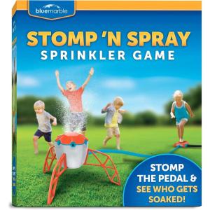 image:imageBlue Marble Stomp N Spray Outdoor Sprinkler Game  Stomp amp Splash Your Friends Connects to Garden Hose Kids Outdoor Water Fun Kids Water Sprinklers Water Sprayer Sprinklers for Child
