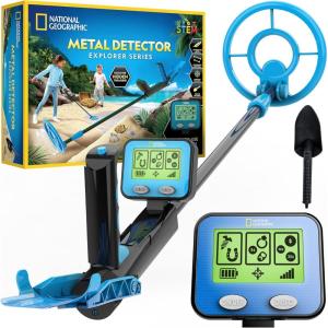 image:imageNATIONAL GEOGRAPHIC Metal Detector for Kids  74 Waterproof Metal Detector Coil Lightweight Gold Detector with Pinpoint Function amp LCD Display Beach Metal Detector Amazon Exclusive