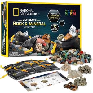 image:imageNational Geographic Kids Rock Collection  125 lb Assorted Rocks Minerals amp Gemstones Plus 50 Cool Rocks amp Minerals to Share STEM Earth Science Kit for The Classroom Homeschool amp More