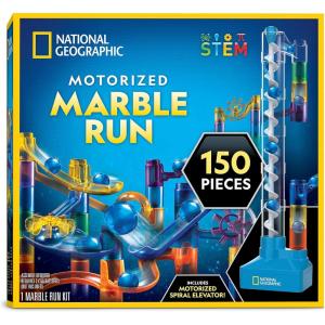 image:imageNational Geographic Marble Run with Motorized Elevator  95Piece Marble Maze Kit with Motorized Spiral Lift 20 Marbles Perpetual Motion Machine STEM Gifts for Boys and Girls Kids Physics Toys150Piece Marble Maze Kit