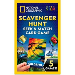 image:imageNational Geographic Scavenger Hunt for Kids Seek amp Match to Find Objects from 40 Jumbo Treasure Hunt Cards Indoor and Outdoor Activities Family Travel Camping Games Toddlers and Kids Ages 48
