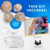 image:imageNational Geographic Break Open 5 Jumbo Geodes  Earth Science Kit with 5 Premium ExtraLarge Geodes with Crystals Goggles amp Display Stands Science Gifts Fun Stuff for Kids Amazon Exclusive4 Geodes Kit