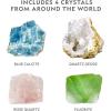 image:imageNational Geographic Mega Crystal Growing Kit for Kids Grow 6 Crystals with LightUp Stand Science Gifts for Kids 812 Crystal Making Experiment Science Kit for Girls and Boys Amazon Exclusive6 Crystal Lab