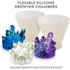 image:imageNational Geographic Mega Crystal Growing Kit for Kids Grow 6 Crystals with LightUp Stand Science Gifts for Kids 812 Crystal Making Experiment Science Kit for Girls and Boys Amazon Exclusive6 Crystal Lab