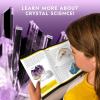 image:imageNational Geographic Mega Crystal Growing Kit for Kids Grow 6 Crystals with LightUp Stand Science Gifts for Kids 812 Crystal Making Experiment Science Kit for Girls and Boys Amazon Exclusive6 Crystal Lab