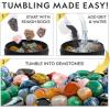 image:imageNATIONAL GEOGRAPHIC Professional Rock Tumbler Kit  Complete Rock Tumbler for Adults amp Kids with Durable 2 Lb Barrel Rocks Grit and Patented GemFoam Finishing Foam Polish Rock PolisherPro Kit with 9Day Timer