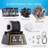 image:imageNATIONAL GEOGRAPHIC Professional Rock Tumbler Kit  Complete Rock Tumbler for Adults amp Kids with Durable 2 Lb Barrel Rocks Grit and Patented GemFoam Finishing Foam Polish Rock PolisherPro Kit with GemFoam