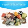 image:imageNATIONAL GEOGRAPHIC Rock Tumbler Refill Kit  1 Lb Madagascar Rocks for Tumbling with Rose Quartz Red Jasper Indigo Gabbro amp More  Tumbler Supplies Rock Polishing Grit and Jewelry AccessoriesJasper Mix