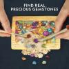 image:imageNational Geographic Gigantic Gemstone Dig Kit  Excavate 100 Real Gems from a Giant Dig Brick Gem Mining Kit for Kids STEM Rock Collection Activity Includes Tools amp Learning Guide15 Semiprecious Gems