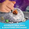 image:imageNational Geographic Outer Space Dig Kit  Excavate 5 Real Rock amp Gemstone Specimens  Includes Dig Brick Excavation Tools Magnifying Glass amp Learning Guide Fun SpaceThemed STEM Activity for Kids