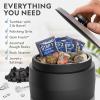 image:imageNational Geographic Platinum Series Ultra Quiet Rock Polisher Kit  PatentPending for Kids amp Adults 2 lb Barrel Rocks Grit GemFoam Rock Tumblers