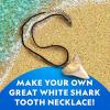 image:imageNational Geographic Shark Tooth Dig Kit  Excavate Replica Teeth Fossils from Ancient Sharks and Make a SharkTooth Necklace STEM Science Kit for Kids Ages 68 Educational Fossil Dig Activity
