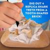 image:imageNational Geographic Shark Tooth Dig Kit  Excavate Replica Teeth Fossils from Ancient Sharks and Make a SharkTooth Necklace STEM Science Kit for Kids Ages 68 Educational Fossil Dig Activity