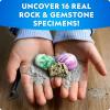 image:imageNational Geographic Ultimate Space Gemstone Dig Kit  8 PlanetShaped Bricks with 16 Real Rock amp Gemstone Specimens Gems for Kids Excavation Digging Activity Gem Mining Kit8 Planetshaped Dig Bricks
