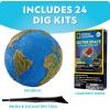 image:imageNational Geographic Ultimate Space Gemstone Dig Kit  8 PlanetShaped Bricks with 16 Real Rock amp Gemstone Specimens Gems for Kids Excavation Digging Activity Gem Mining Kit24 Individual Dig Bricks