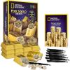 image:imageNational Geographic Fools Gold Dig Kit  12 Gold Bar Dig Bricks with 23 Pyrite Specimens Inside Party Activity with 12 Excavation Tool Sets Great Stem Toy for Boys amp Girls or Party Favors