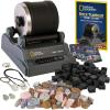 image:imageNational Geographic Hobby Rock Tumbler Kit  Durable LeakProof Rock Polisher with 7Day Timer Complete Rock Tumbling Kit with Grit Jewelry Settings amp GemFoam Polish Educational STEM Science KitHobby Kit with GemFoam