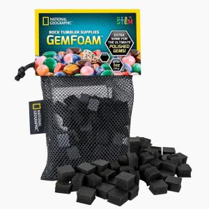 image:imageNATIONAL GEOGRAPHIC Ceramic Media for Rock Tumbling  15 lb Ceramic Pellets Tumbling Media for Rock Polisher Use with Rock Tumbler Grit Protects Rocks Reusable Rock Tumbling SuppliesNew Polishing Foam