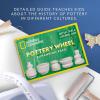 image:imageBlue Marble National Geographic Pottery Wheel Refill Kit  2 lbs Air Dry Clay 30 Pottery Tools amp Accessories Gemstone Chips Sculpting Clay Tools 7 Paints amp More Great Craft Kit for KidsRefill Kit