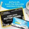 image:imageNATIONAL GEOGRAPHIC Hobby Pottery Wheel Kit  8 Variable Speed Pottery Wheel for Adults amp Teens with Innovative Arm Tool 3 Lb Air Dry Clay amp Art Supplies Crafts for Adults Craft Kits for TeenagersWheel Kit