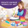 image:imageNATIONAL GEOGRAPHIC Pottery Wheel for Kids  Complete Pottery Kit for Beginners Plugin Motor 2 lbs Air Dry Clay Sculpting Clay Tools Apron amp More Patented Design Craft Kit Amazon ExclusiveStarter Pottery Wheel