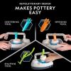 image:imageNATIONAL GEOGRAPHIC Pottery Wheel for Kids  Complete Pottery Kit for Beginners Plugin Motor 2 lbs Air Dry Clay Sculpting Clay Tools Apron amp More Patented Design Craft Kit Amazon ExclusiveDeluxe Starter Bundle